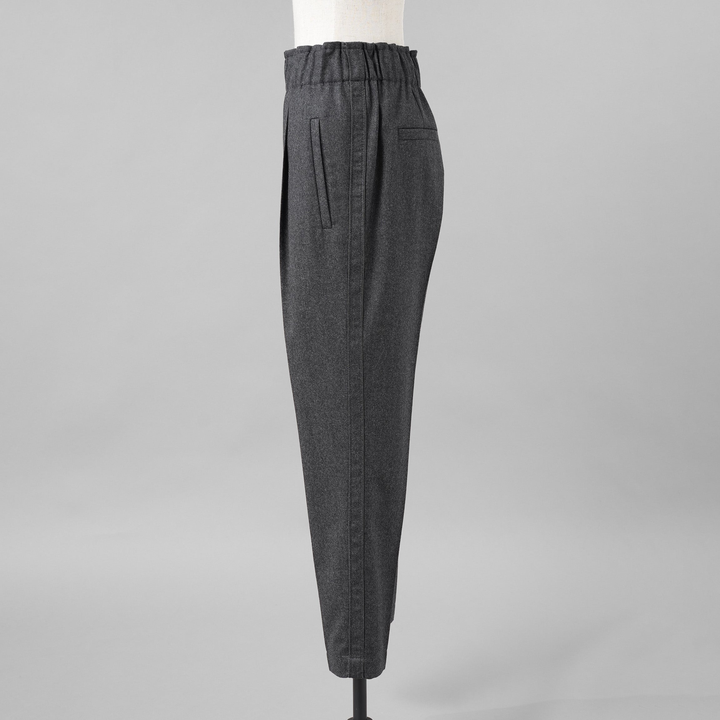 BRUNELLO CUCHINELLI ブルネロクチネリ / 美品 20AW ウール イージーパンツ パンツ / ME226P7041 / size 40 (GRAY) レディース 352004-izm
