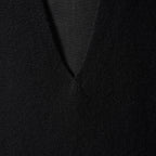 RICK OWENS リックオウエンス / 23AW LUXOR  V-tank Cashmere & Wool Sweater Vest ベスト / RR02C7683-CHWSR / size ONE (BLACK) ユニセックス