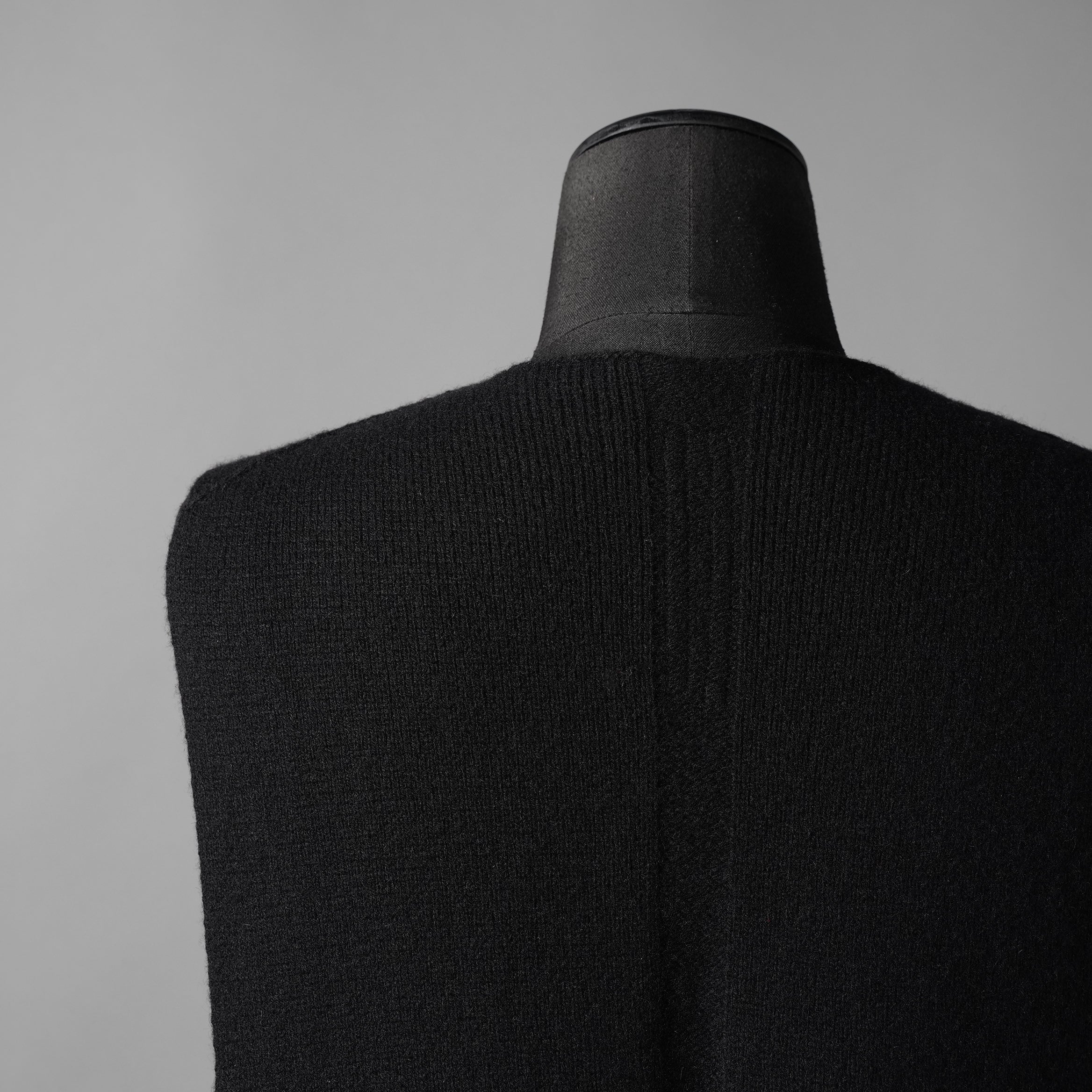 RICK OWENS リックオウエンス / 23AW LUXOR  V-tank Cashmere & Wool Sweater Vest ベスト / RR02C7683-CHWSR / size ONE (BLACK) ユニセックス