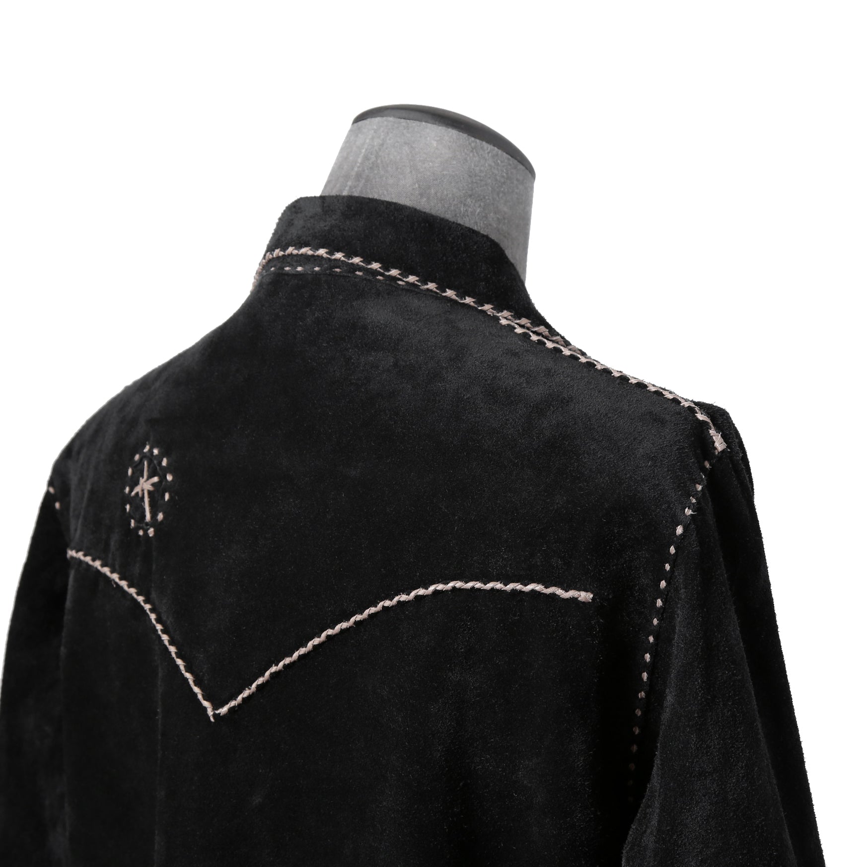 新品 Sisii x PAM DIETRICH / シシ x パムディートリッヒ コラボ / My Jacket カーフ スエード / レザー ジャケット / BLACK