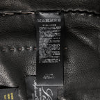 新品 Sisii x PAM DIETRICH / シシ x パムディートリッヒ コラボ / My Jacket カーフ スエード / レザー ジャケット / BLACK