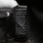 新品 Sisii x PAM DIETRICH / シシ x パムディートリッヒ コラボ / My Jacket カーフ スエード / レザー ジャケット / BLACK