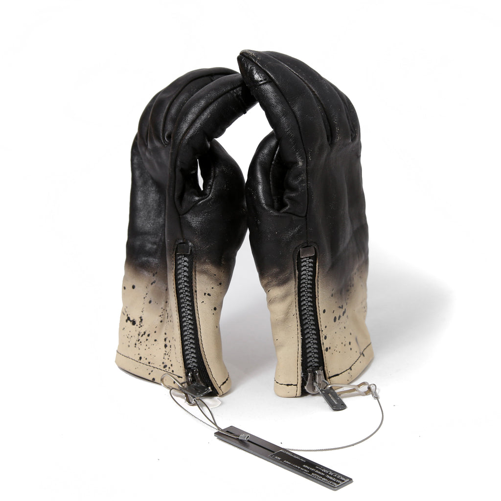 新品 D.HYGEN ディーハイゲン / 22AW グラデーションダイホースレザーグローブ / ST108-0322A / size 1 BLACK