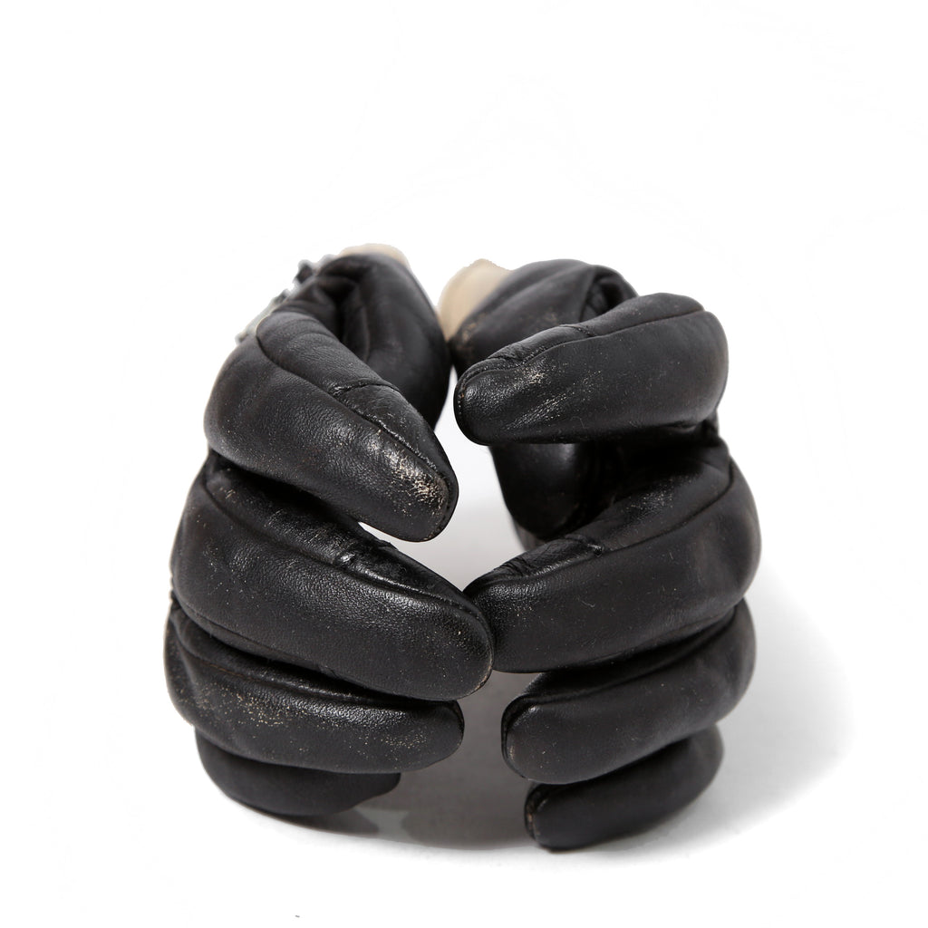 新品 D.HYGEN ディーハイゲン / 22AW グラデーションダイホースレザーグローブ / ST108-0322A / size 1 BLACK