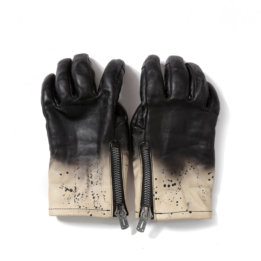 新品 D.HYGEN ディーハイゲン / 22AW グラデーションダイホースレザーグローブ / ST108-0322A / size 1 BLACK