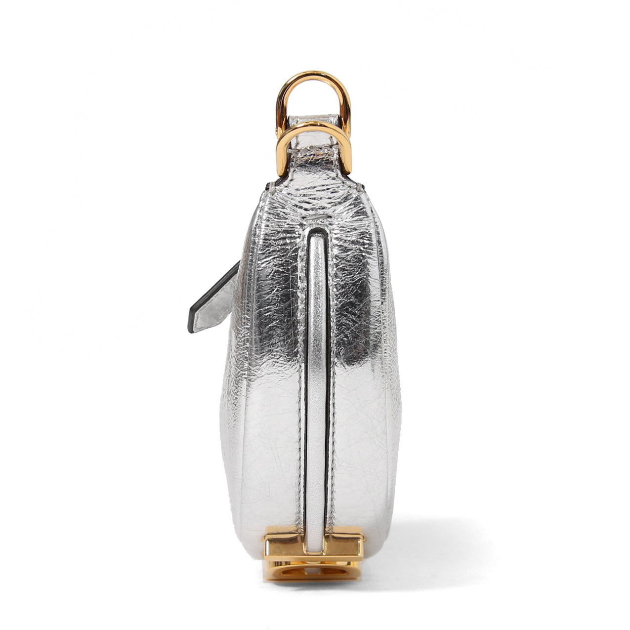 FENDI フェンディ / 22SS 美品 ナノ フェンディグラフィ ホーボーバッグ / (SILVER)