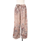 Christian Dior クリスチャン ディオール / 23SS  美品 花柄パラッツォパンツ / ワイド クロップド / 312P23A3570 / size FR34 IT38 (XS-S) PINK BEIGE