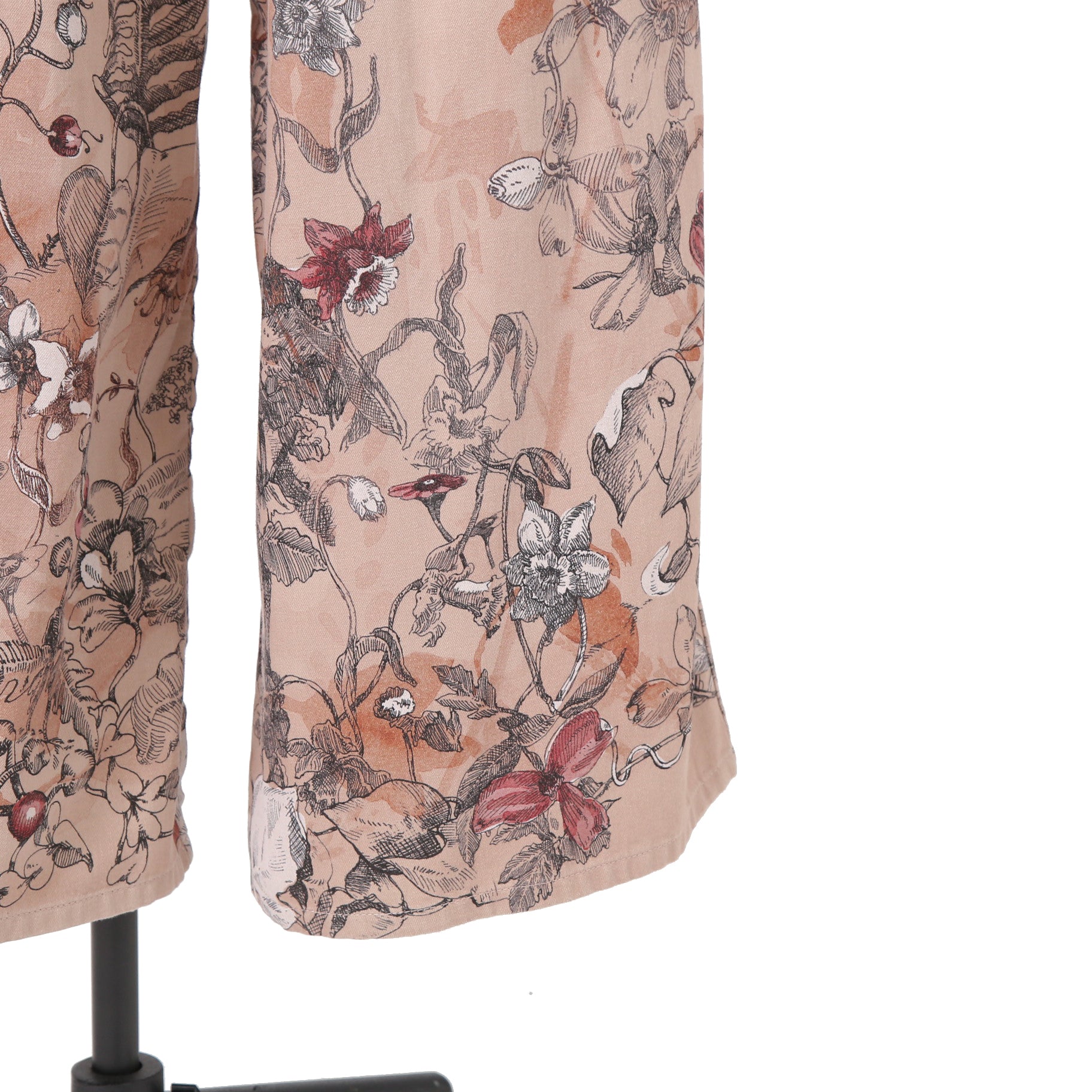 Christian Dior クリスチャン ディオール / 23SS  美品 花柄パラッツォパンツ / ワイド クロップド / 312P23A3570 / size FR34 IT38 (XS-S) PINK BEIGE