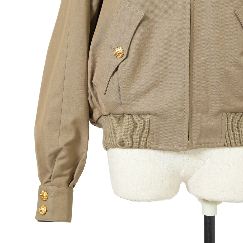 新品 CELINE セリーヌ / 22SS エディ期 / ハリントンジャケット / 2V22F984C / size 38 (KHAKI BEIGE) レディース