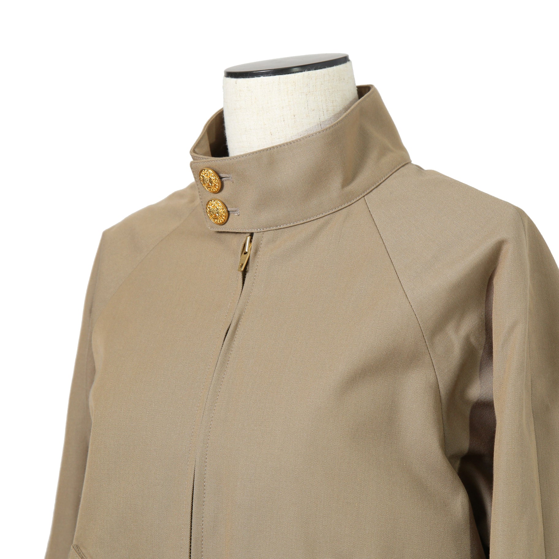 新品 CELINE セリーヌ / 22SS エディ期 / ハリントンジャケット / 2V22F984C / size 38 (KHAKI BEIGE) レディース