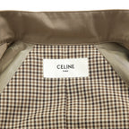 新品 CELINE セリーヌ / 22SS エディ期 / ハリントンジャケット / 2V22F984C / size 38 (KHAKI BEIGE) レディース