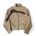 新品 CELINE セリーヌ / 22SS エディ期 / ハリントンジャケット / 2V22F984C / size 38 (KHAKI BEIGE) レディース