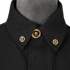 極美品 VERSACE ヴェルサーチ / 24AW メデューサ ロゴ ボタン / ウール トラッカー ジャケット / 1004062 / size 46 (BLACK)