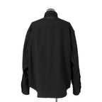 極美品 VERSACE ヴェルサーチ / 24AW メデューサ ロゴ ボタン / ウール トラッカー ジャケット / 1004062 / size 46 (BLACK)