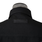 極美品 VERSACE ヴェルサーチ / 24AW メデューサ ロゴ ボタン / ウール トラッカー ジャケット / 1004062 / size 46 (BLACK)