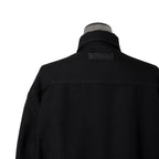 極美品 VERSACE ヴェルサーチ / 24AW メデューサ ロゴ ボタン / ウール トラッカー ジャケット / 1004062 / size 46 (BLACK)