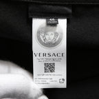 極美品 VERSACE ヴェルサーチ / 24AW メデューサ ロゴ ボタン / ウール トラッカー ジャケット / 1004062 / size 46 (BLACK)