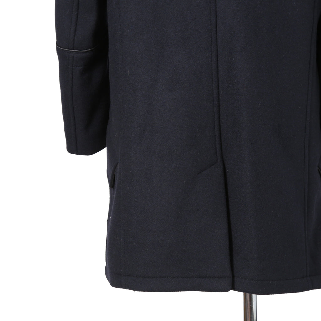 DIESEL ディーゼル ブラックゴールド / 美品 ウール ナポレオンコート / コンチョボタン / size 46 (NAVY)