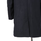 DIESEL ディーゼル ブラックゴールド / 美品 ウール ナポレオンコート / コンチョボタン / size 46 (NAVY)