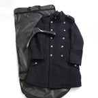 DIESEL ディーゼル ブラックゴールド / 美品 ウール ナポレオンコート / コンチョボタン / size 46 (NAVY)