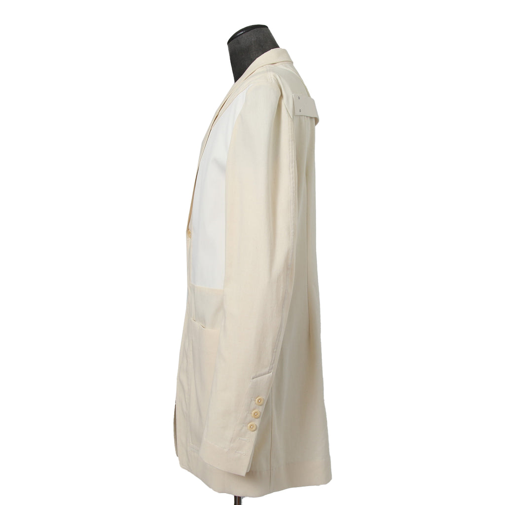 美品 Rick Owens リックオエンス / 22SS FOGACHINE / FOG LIDO JACKET リドジャケット RR01B1723-DLTEX /コットンツイル / size 46 (NATURAL MILK)