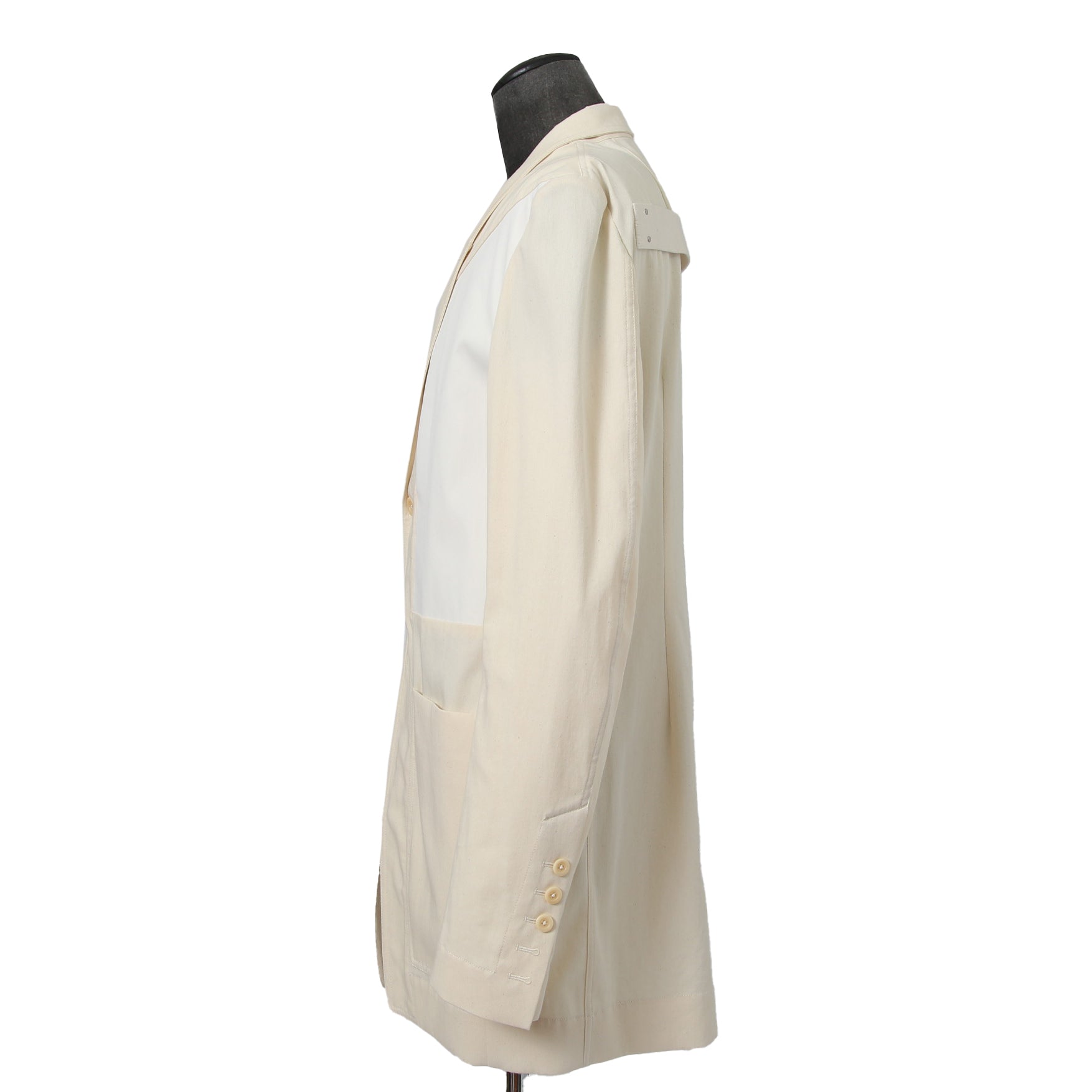 美品 Rick Owens リックオエンス / 22SS FOGACHINE / FOG LIDO JACKET リドジャケット RR01B1723-DLTEX /コットンツイル / size 46 (NATURAL MILK)