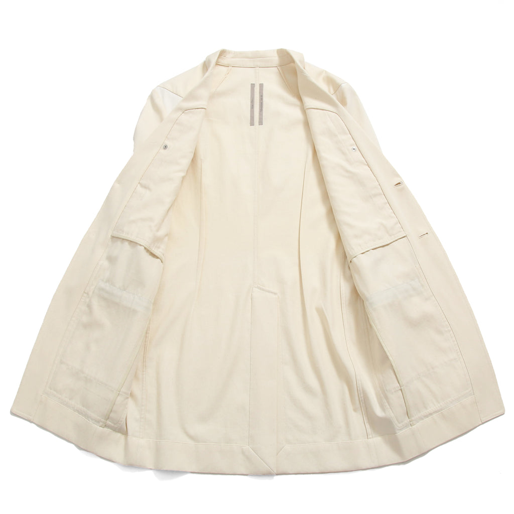 美品 Rick Owens リックオエンス / 22SS FOGACHINE / FOG LIDO JACKET リドジャケット RR01B1723-DLTEX /コットンツイル / size 46 (NATURAL MILK)