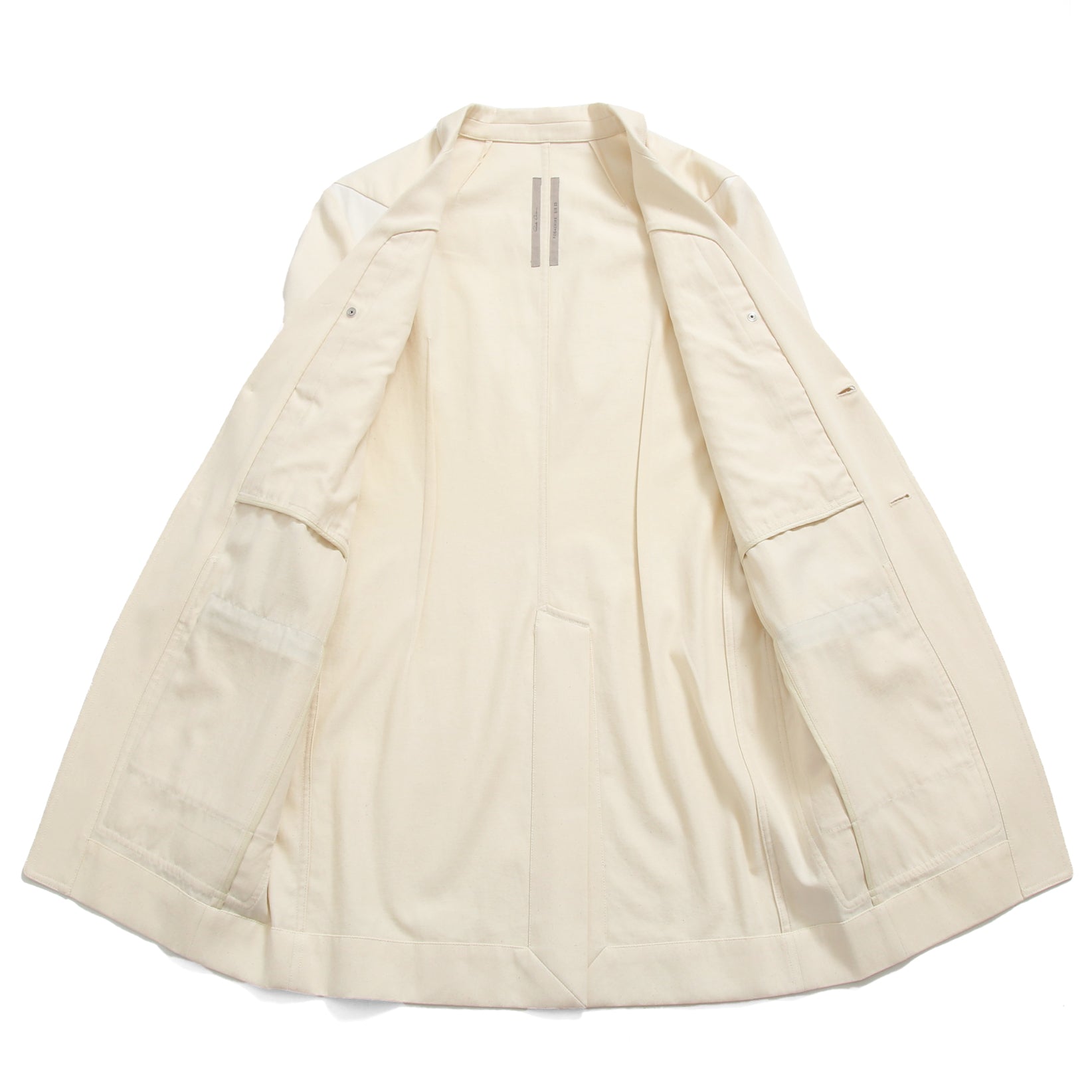 美品 Rick Owens リックオエンス / 22SS FOGACHINE / FOG LIDO JACKET リドジャケット RR01B1723-DLTEX /コットンツイル / size 46 (NATURAL MILK)