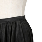 Christian Dior ディオール / 21年 コーティング デニム プリーツ ミディスカート / ボトムス / 142J04A3399 / size 38 (BLACK)