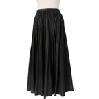 Christian Dior ディオール / 21年 コーティング デニム プリーツ ミディスカート / ボトムス / 142J04A3399 / size 38 (BLACK)