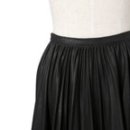 Christian Dior ディオール / 21年 コーティング デニム プリーツ ミディスカート / ボトムス / 142J04A3399 / size 38 (BLACK)