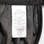 Christian Dior ディオール / 21年 コーティング デニム プリーツ ミディスカート / ボトムス / 142J04A3399 / size 38 (BLACK)