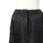 sacai サカイ / 美品 サイドプリーツ MA-1 スカート/ Nylon Twill Skirt / SCW-003 / size 2 (BLACK)