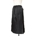 sacai サカイ / 美品 サイドプリーツ MA-1 スカート/ Nylon Twill Skirt / SCW-003 / size 2 (BLACK)