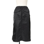 sacai サカイ / 美品 サイドプリーツ MA-1 スカート/ Nylon Twill Skirt / SCW-003 / size 2 (BLACK)