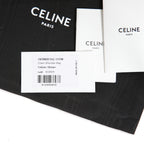 希少 CELINE セリーヌ / 2022秋冬モデル 美品 トリオンフ チェーン ショルダーバッグ / ウール 素材