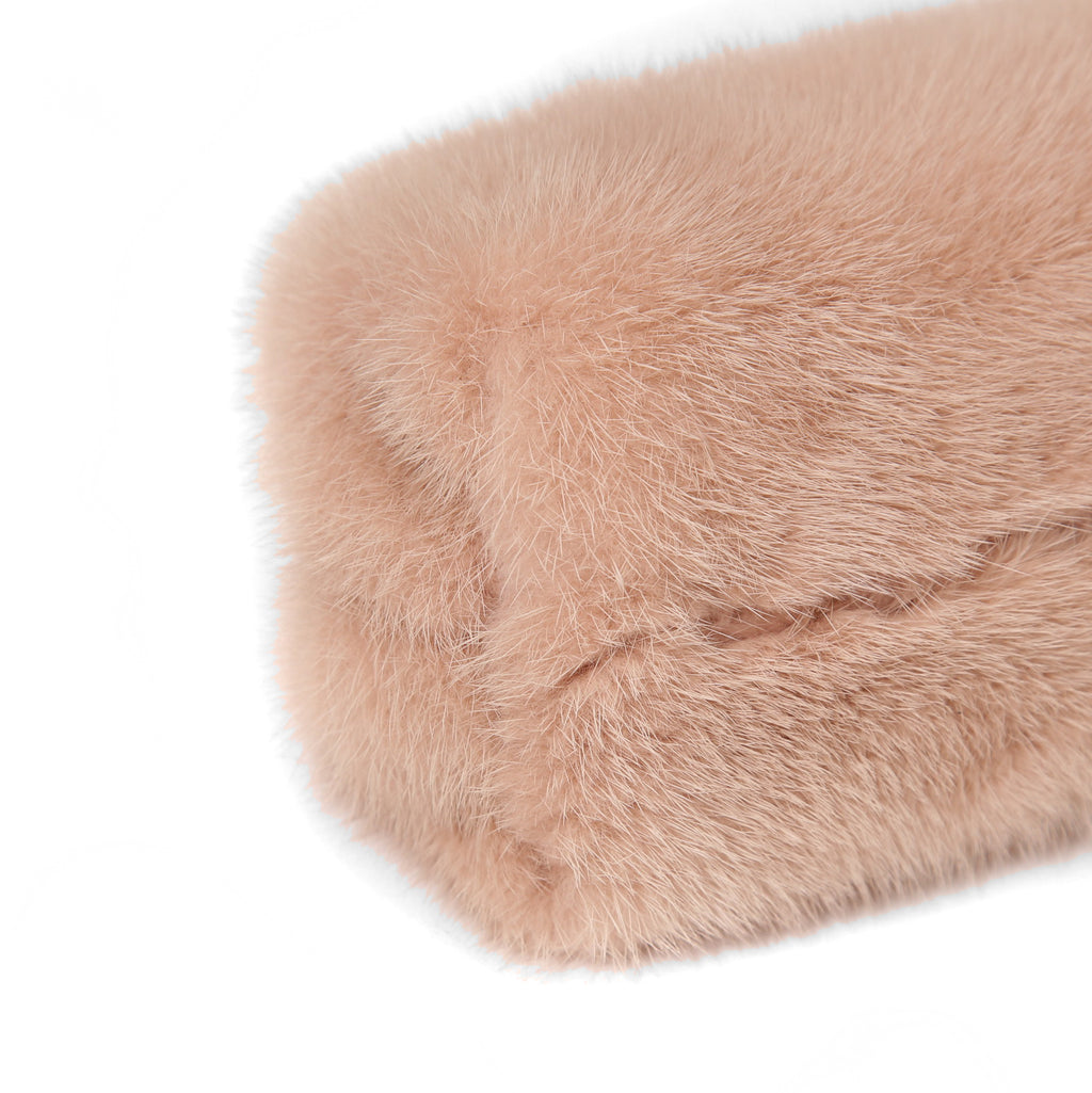 FENDI フェンディ / 2021年モデル 美品 ファースト スモール バッグ / シープ ムートン / PINK