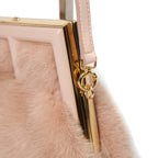 FENDI フェンディ / 2021年モデル 美品 ファースト スモール バッグ / シープ ムートン / PINK