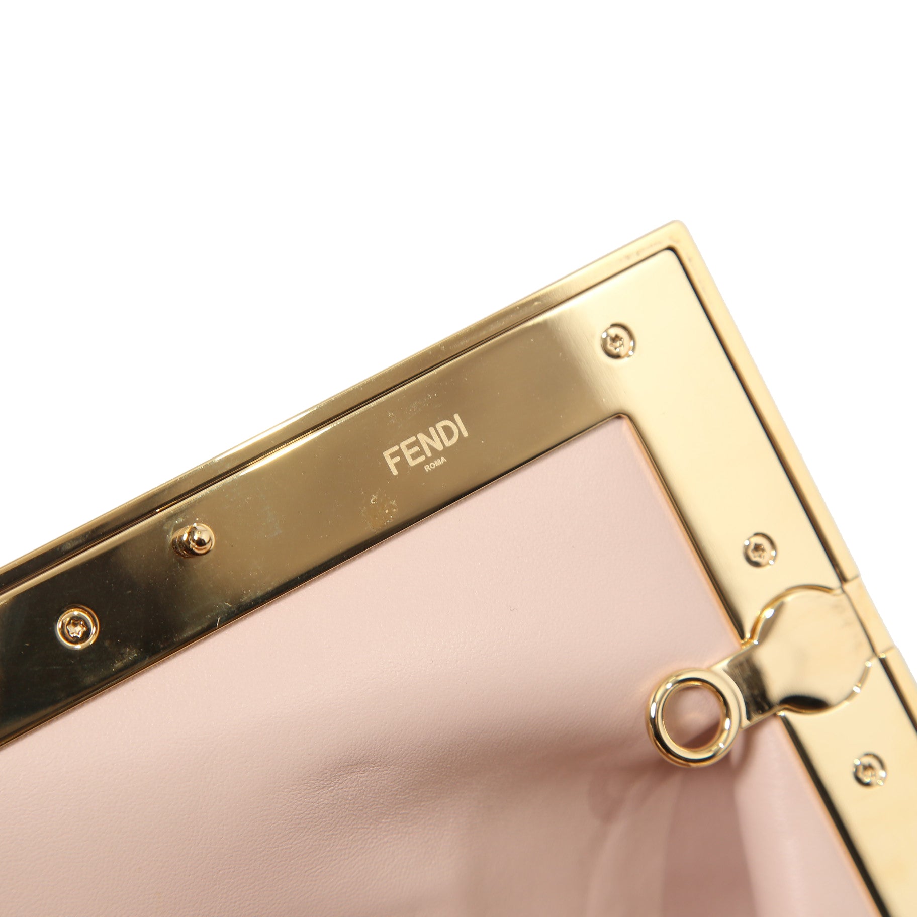 FENDI フェンディ / 2021年モデル 美品 ファースト スモール バッグ / シープ ムートン / PINK