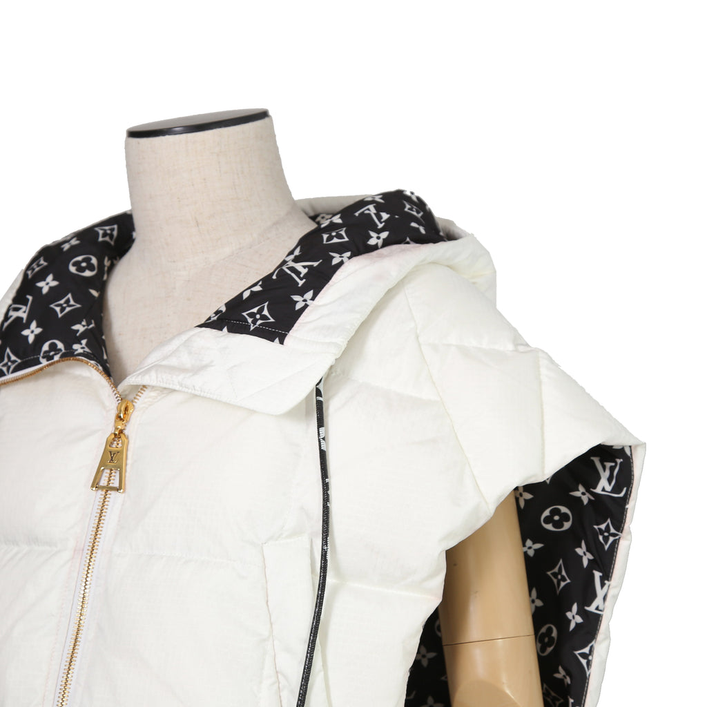 LOUIS VUITTON ルイヴィトン / 2022AW LVマッチ オープンアーム ジャケット ダウンベスト / RW222W E54 FNOW30 / size 38 (WHITE)