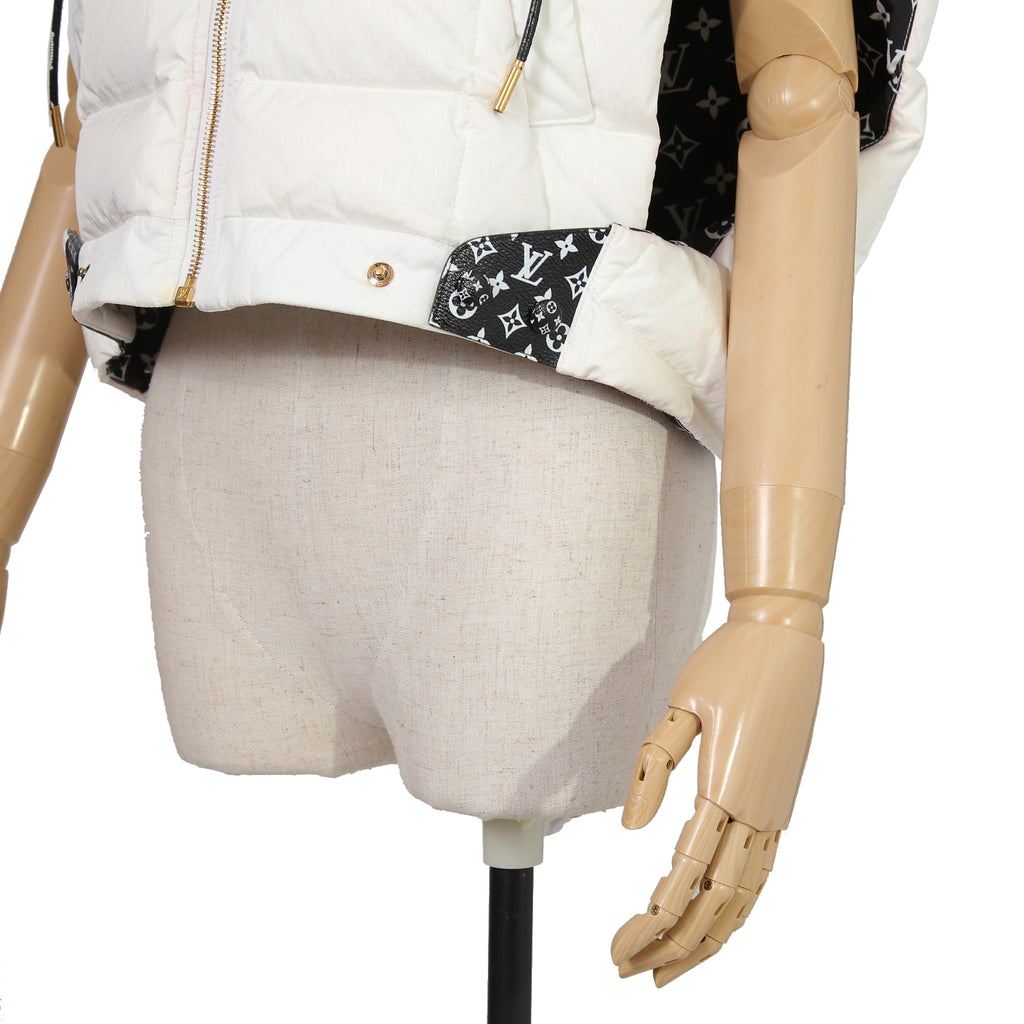 LOUIS VUITTON ルイヴィトン / 2022AW LVマッチ オープンアーム ジャケット ダウンベスト / RW222W E54 FNOW30 / size 38 (WHITE)