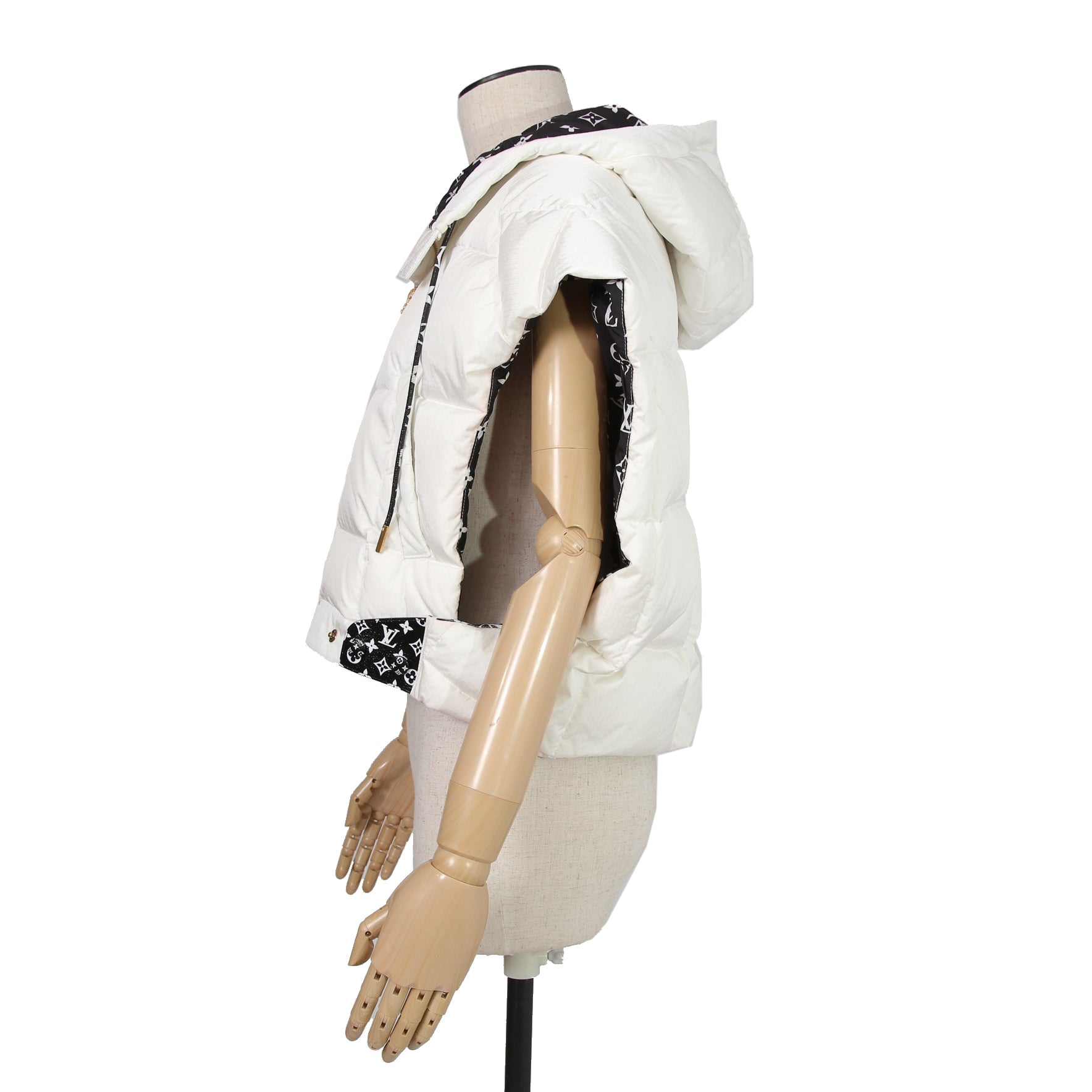 LOUIS VUITTON ルイヴィトン / 2022AW LVマッチ オープンアーム ジャケット ダウンベスト / RW222W E54 FNOW30 / size 38 (WHITE)