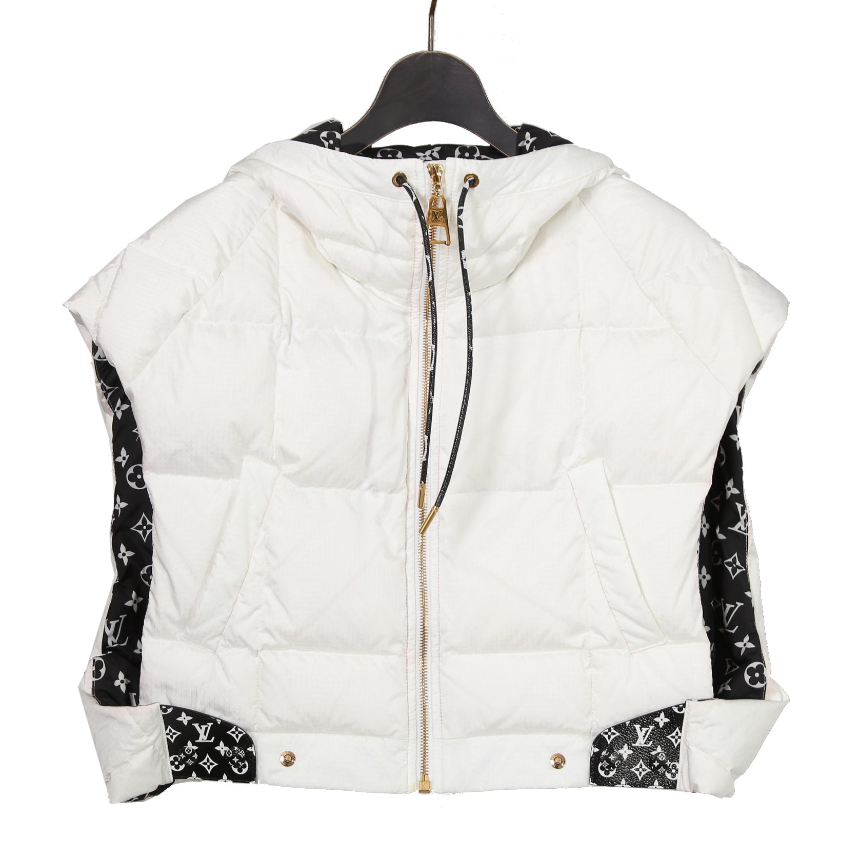 LOUIS VUITTON ルイヴィトン / 2022AW LVマッチ オープンアーム ジャケット ダウンベスト / RW222W E54 FNOW30 / size 38 (WHITE)