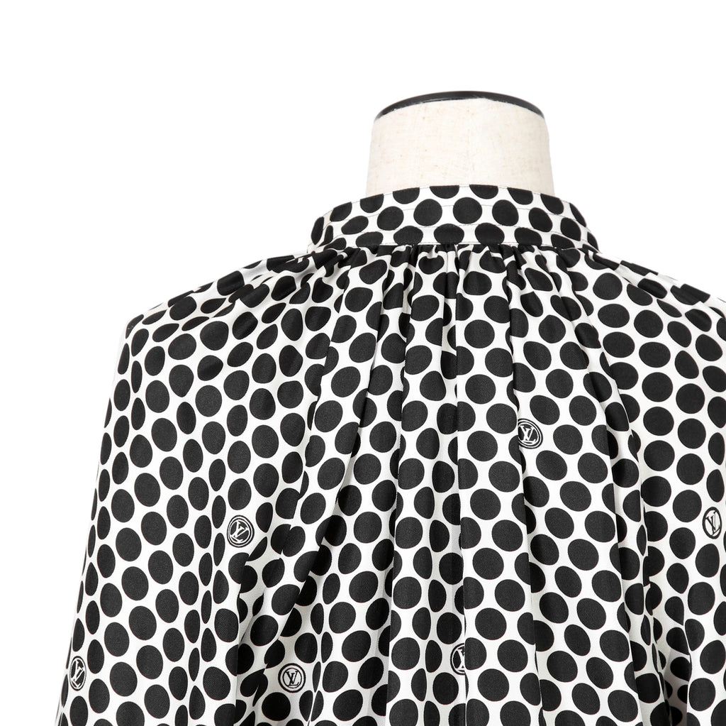 LOUIS VUITTON x YAYOI KUSAMA ルイヴィトン 草間彌生 / 2022AW 美品 ポルカ ドット ボンバージャケット / VCCW02 / size 34 (BLACK)