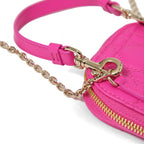 Christian Dior クリスチャンディオール / 美品 Lady Dior Call'in Dior フォンホルダー カナージュ ラムスキン / ミニバッグ / PINK ピンク