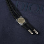 Chrstian Dior クリスチャンディオール / 美品 オブリーク ジャガード カーフスキン フォンポーチ / スマホ ショルダー バッグ (BLACK)