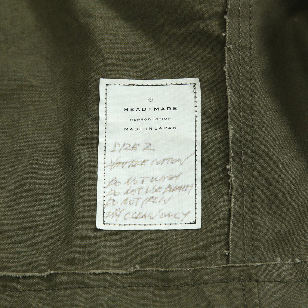 新品 READYMADE レディメイド / M-65 OVERSIZE FIELD JACKET / ワッペン装飾 / ミリタリージャケット / size 2 (KHAKI) セントマイケル