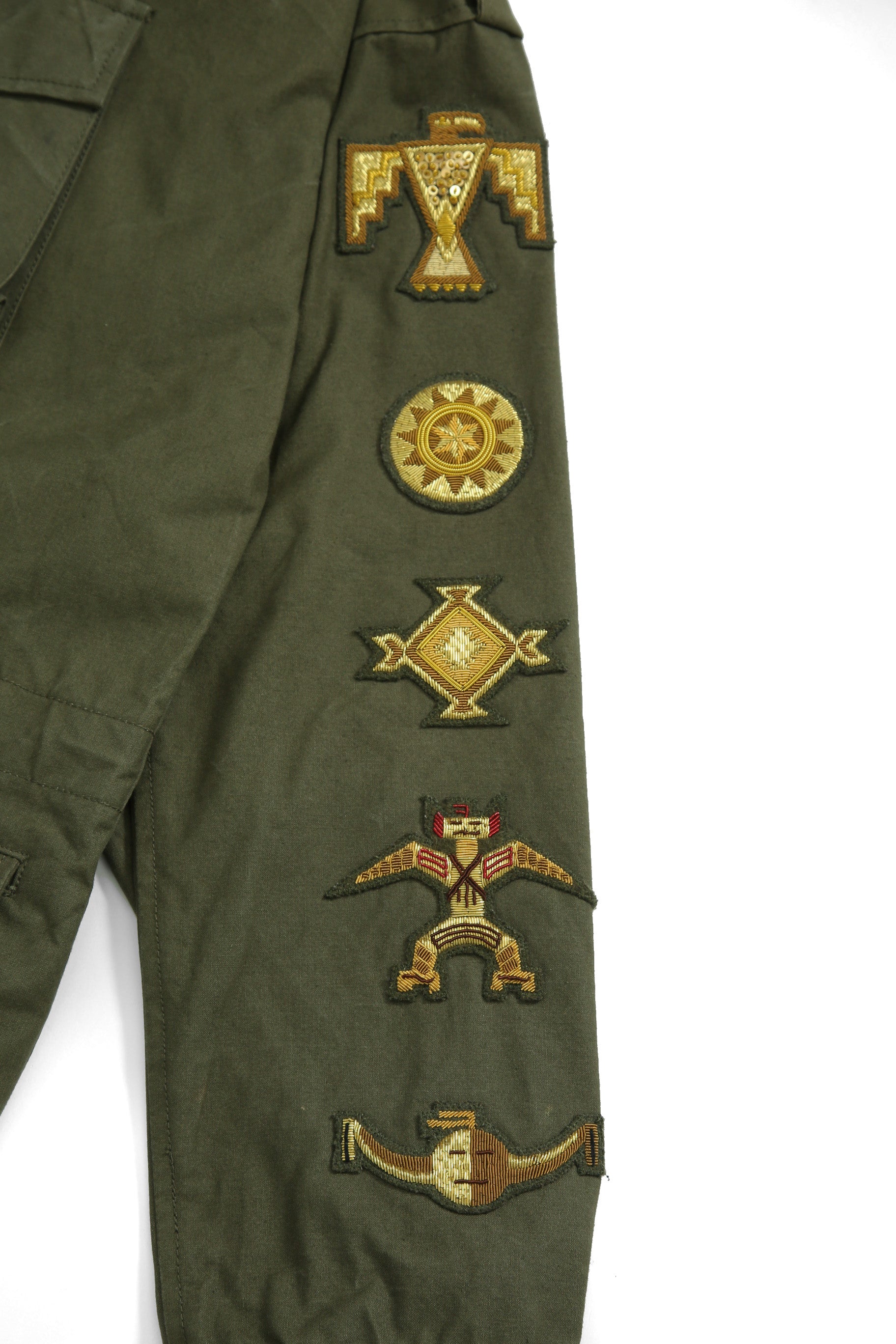新品 READYMADE レディメイド / M-65 OVERSIZE FIELD JACKET / ワッペン装飾 / ミリタリージャケット / size 2 (KHAKI) セントマイケル