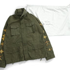 新品 READYMADE レディメイド / M-65 OVERSIZE FIELD JACKET / ワッペン装飾 / ミリタリージャケット / size 2 (KHAKI) セントマイケル