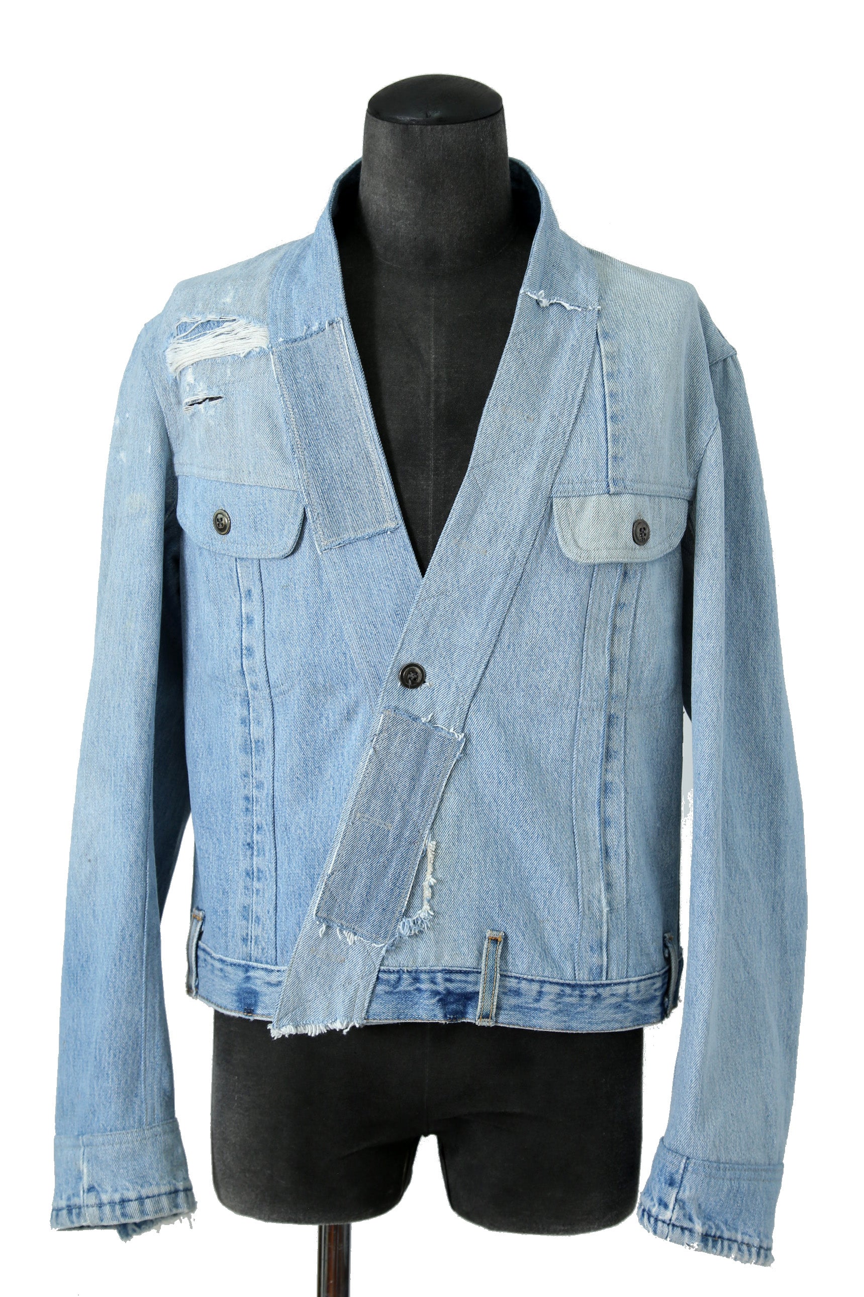 極美品 GREG LAUREN グレッグローレン / 23SS VINTAGE DENIM GL1 TRUCKER JACKET / size 2 (INDIGO) デニム ジャケット